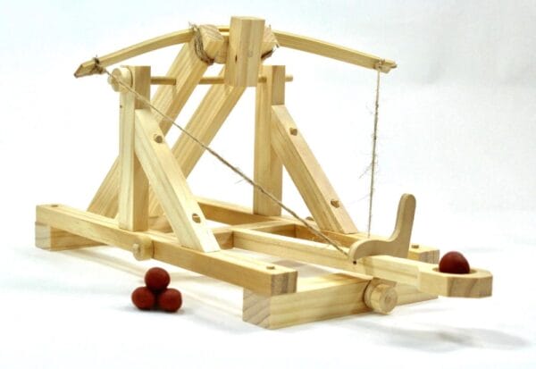 Catapult races - Summer camping activities